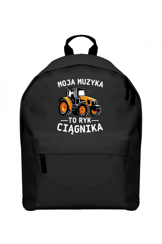 Plecak Moja muzyka to ryk ciągnika