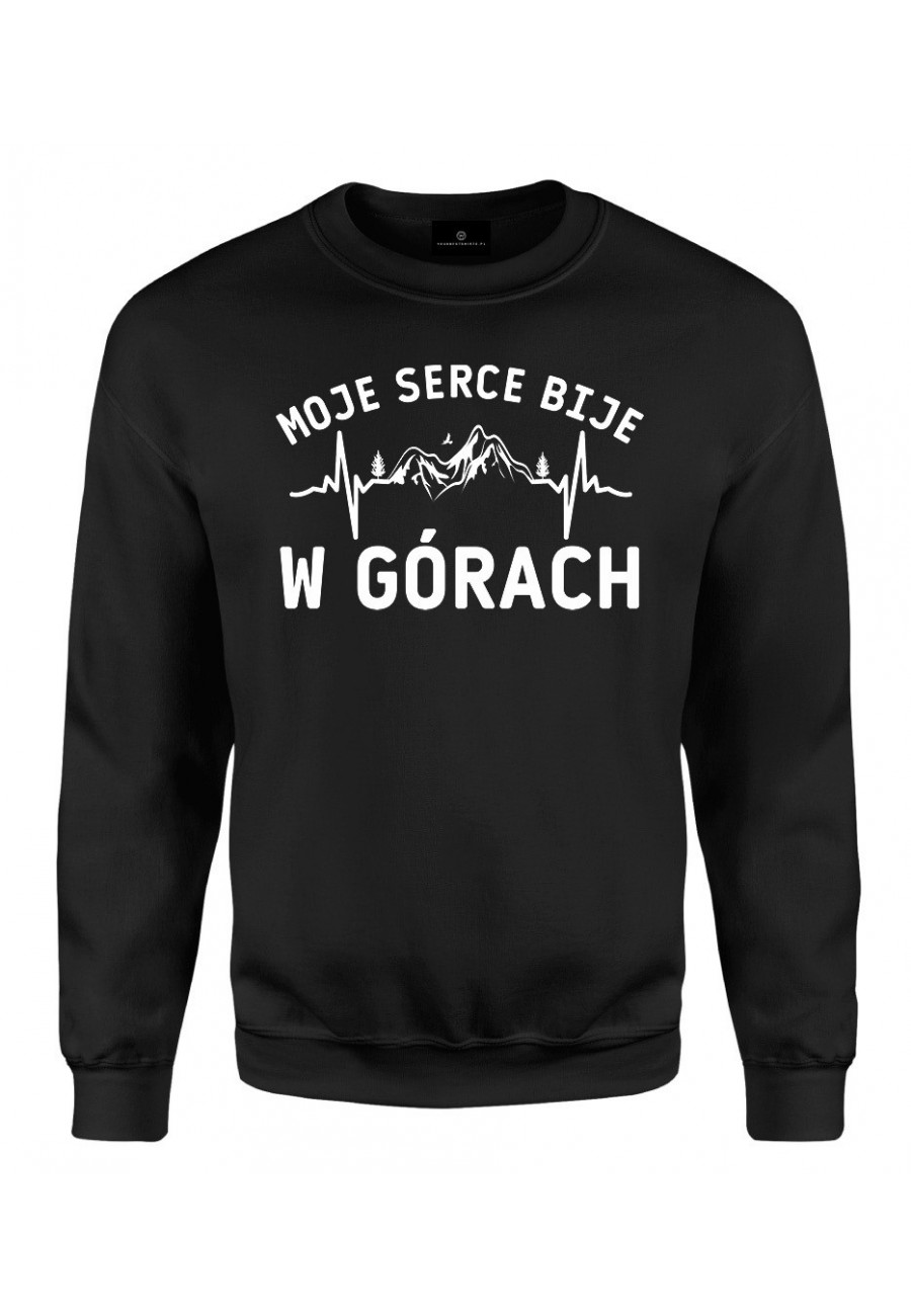 Bluza klasyczna Moje serce bije w górach