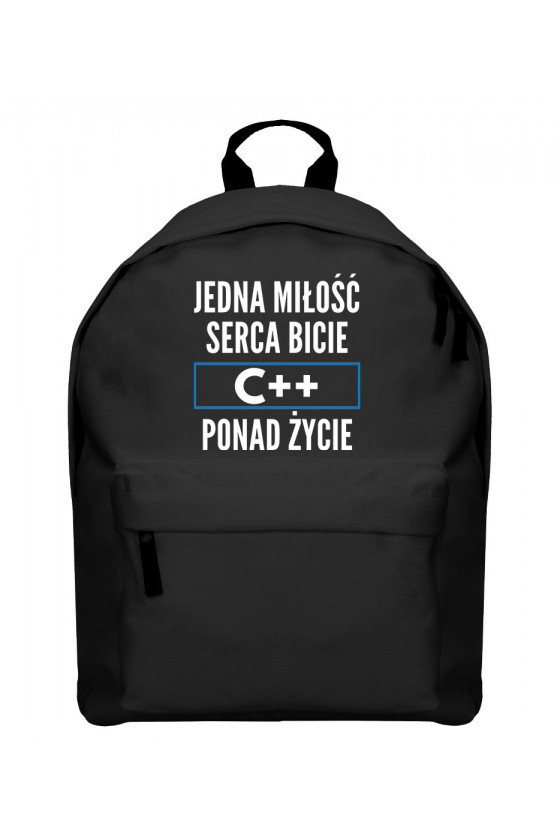 Plecak Jedna miłość, serca bicie, C++ ponad życie