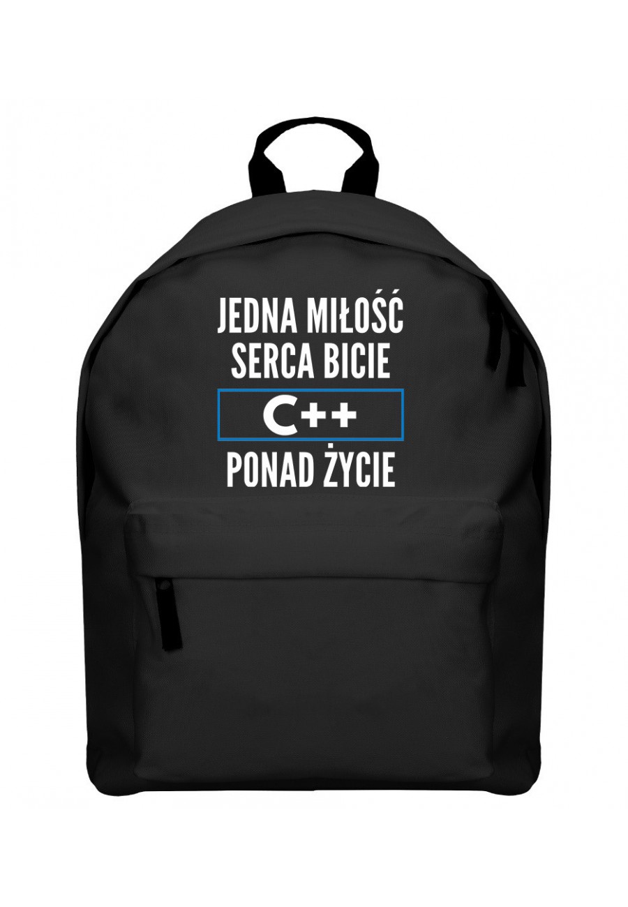 Plecak Jedna miłość, serca bicie, C++ ponad życie