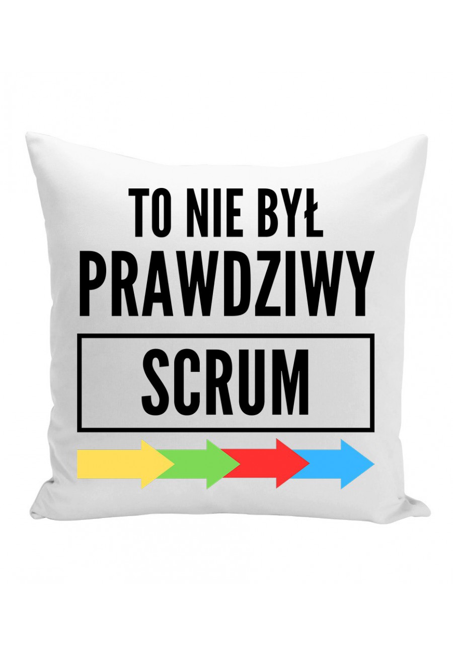 Poduszka To nie był prawdziwy scrum