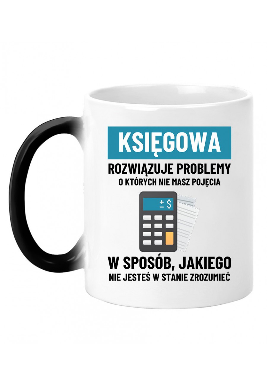 Kubek magiczny Księgowa rozwiązuje problemy