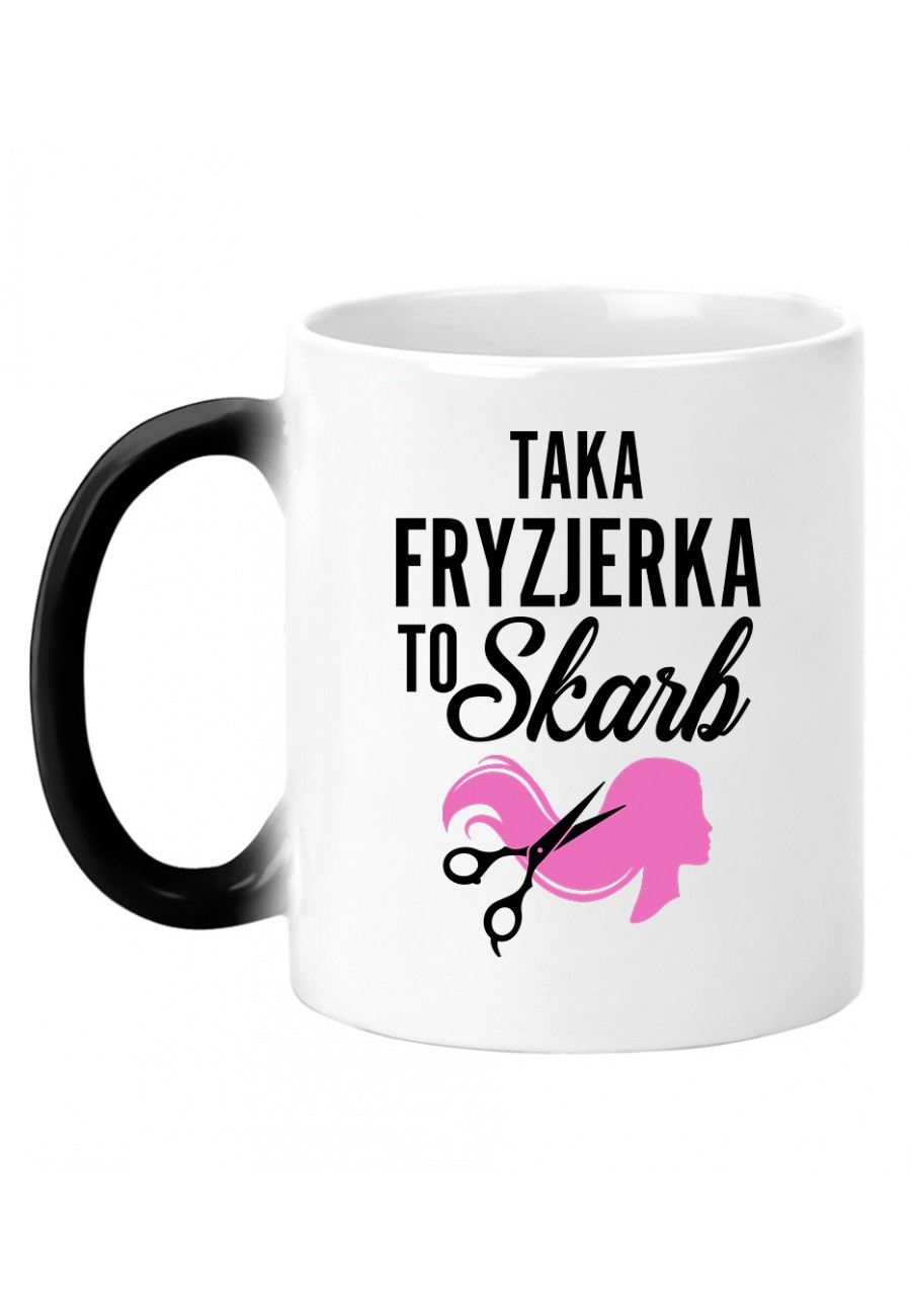 Kubek magiczny Taka fryzjerka to skab