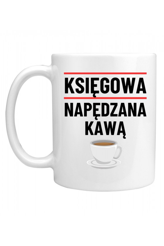 Kubek Księgowa - napędzana kawą