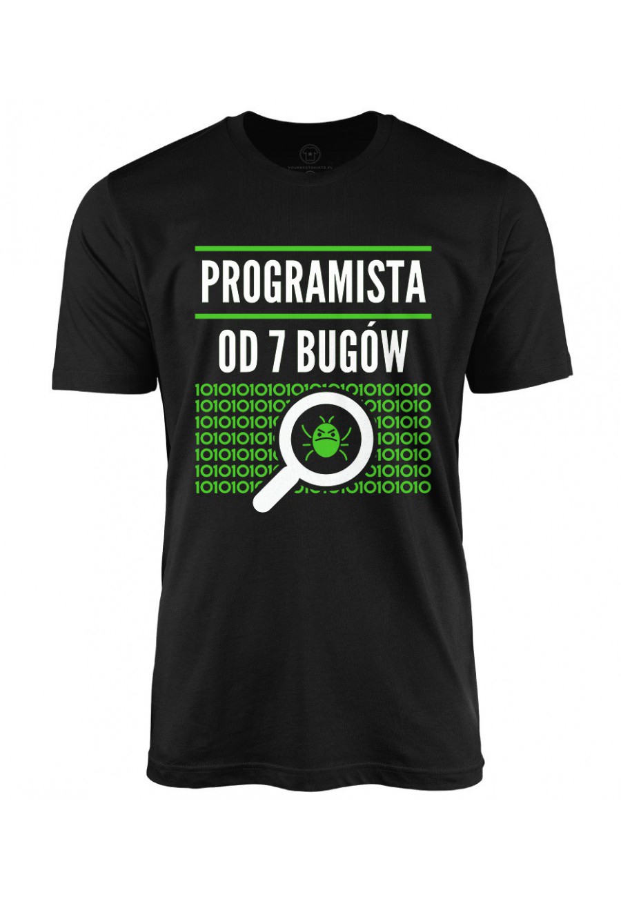 Koszulka męska Programista od siedmiu bugów