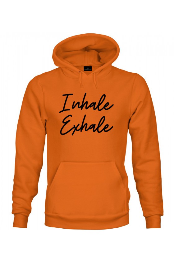 Bluza z kapturem Inhale Exhale