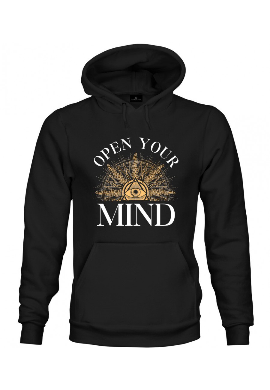 Bluza z kapturem Open your mind