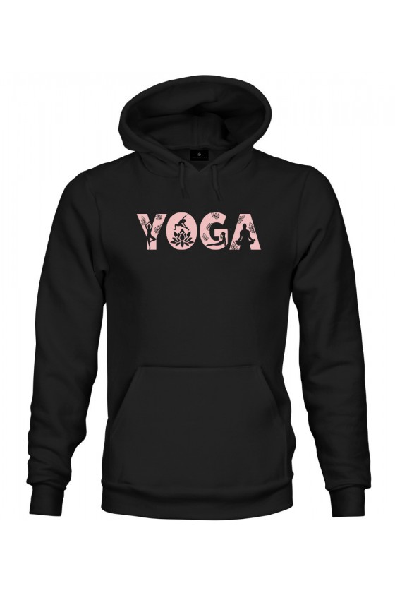 Bluza z kapturem Yoga Napis
