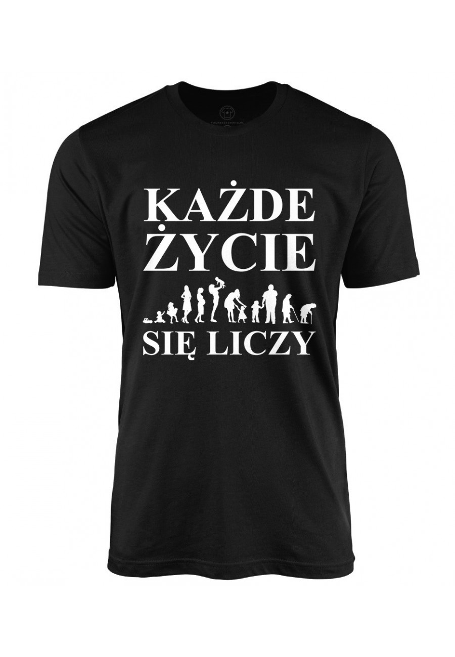 Koszulka męska Każde życie się liczy