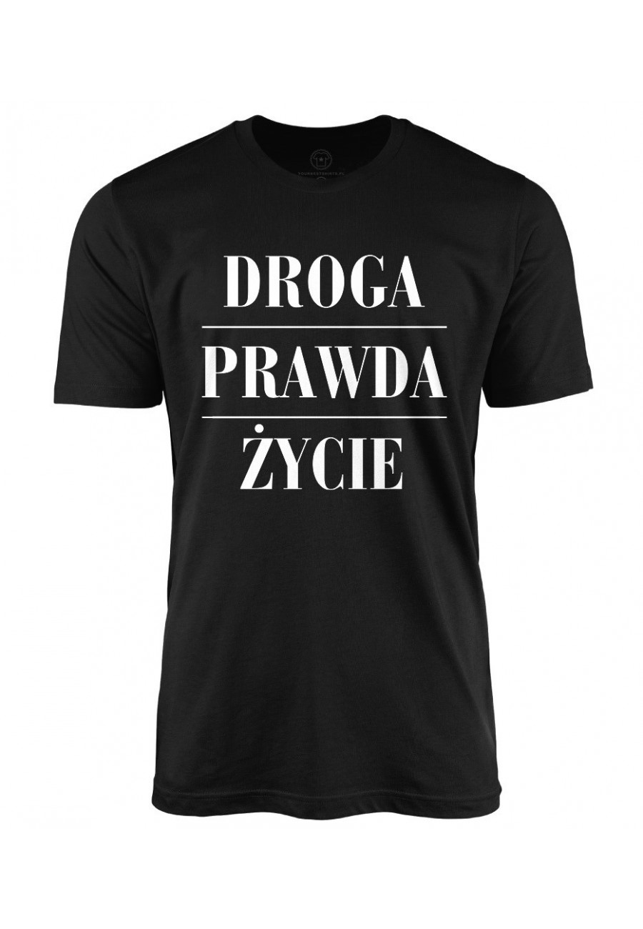 Koszulka męska Droga, prawda, życie