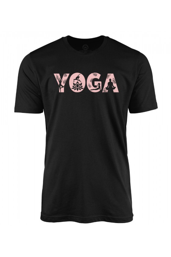 Koszulka męska Yoga Napis