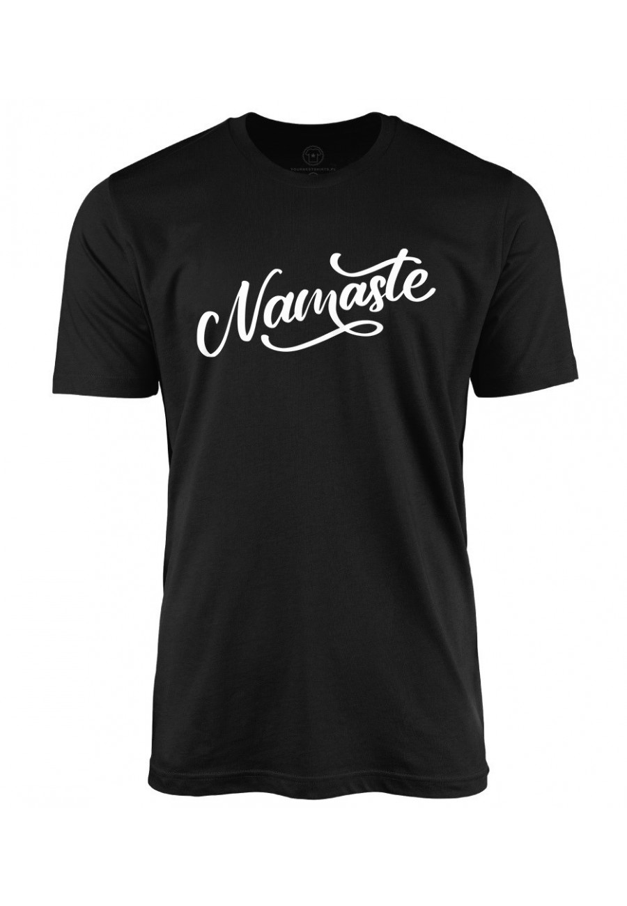 Koszulka męska Namaste Napis