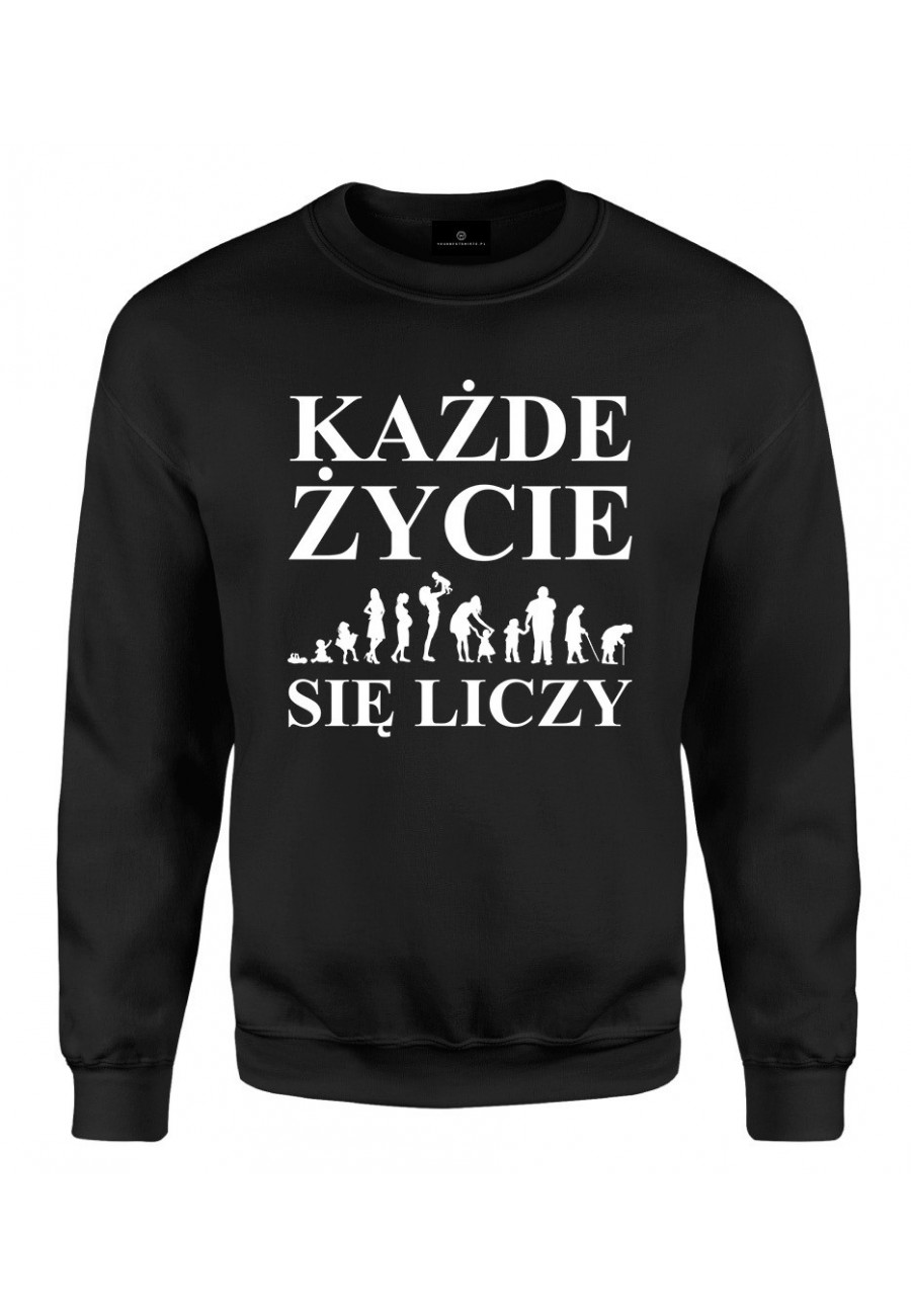 Bluza klasyczna Każde życie się liczy