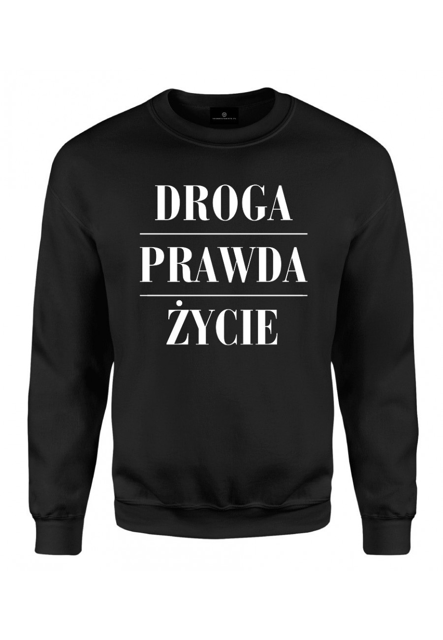 Bluza klasyczna Droga, prawda, życie