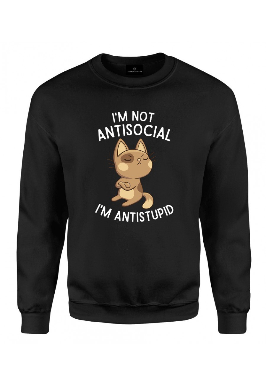 Bluza klasyczna I'm not antisocial