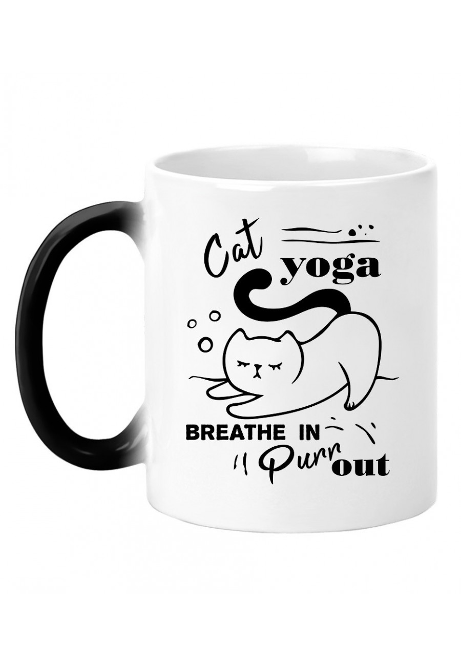 Kubek magiczny Cat Yoga