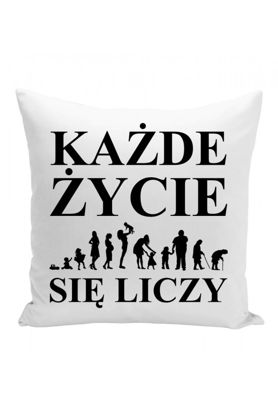 Poduszka Każde życie się liczy