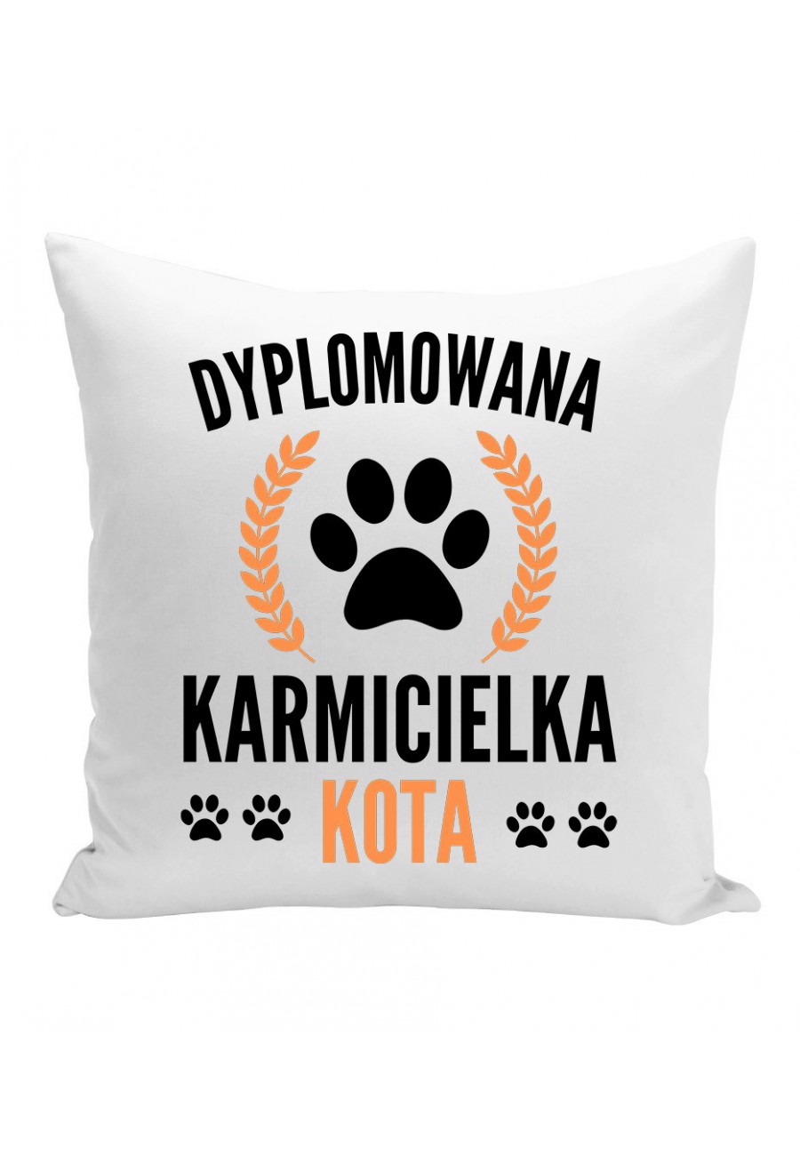 Poduszka Dyplomowana Karmicielka Kota