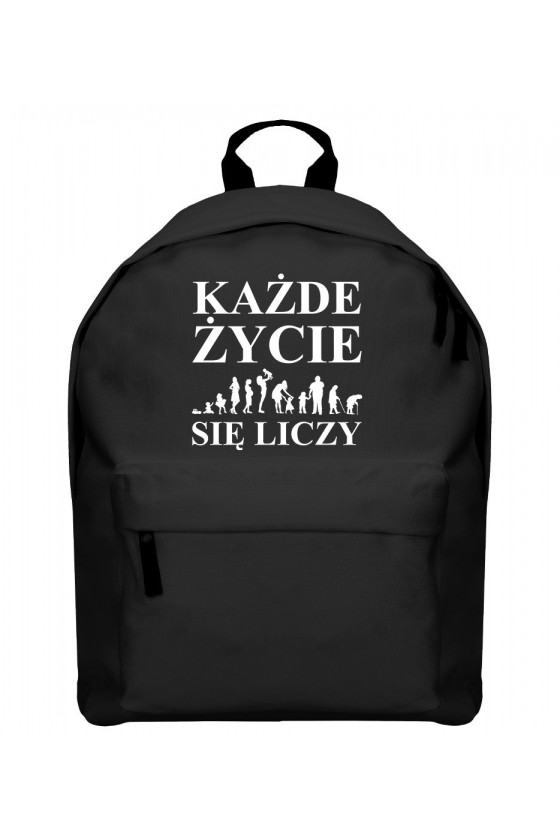 Plecak Każde życie się liczy