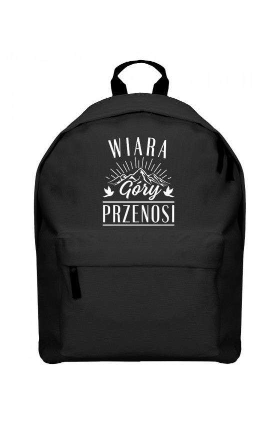 Plecak Wiara góry przenosi