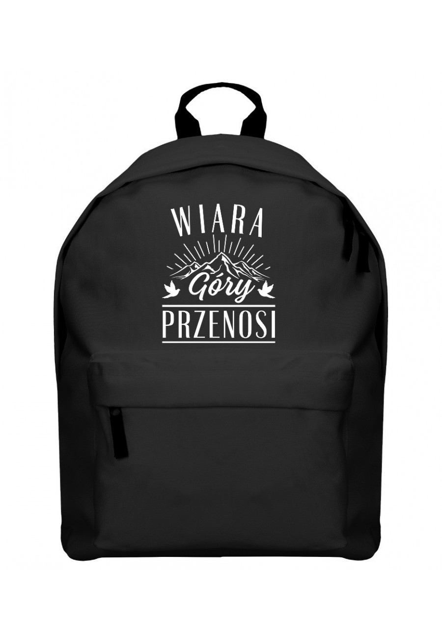 Plecak Wiara góry przenosi