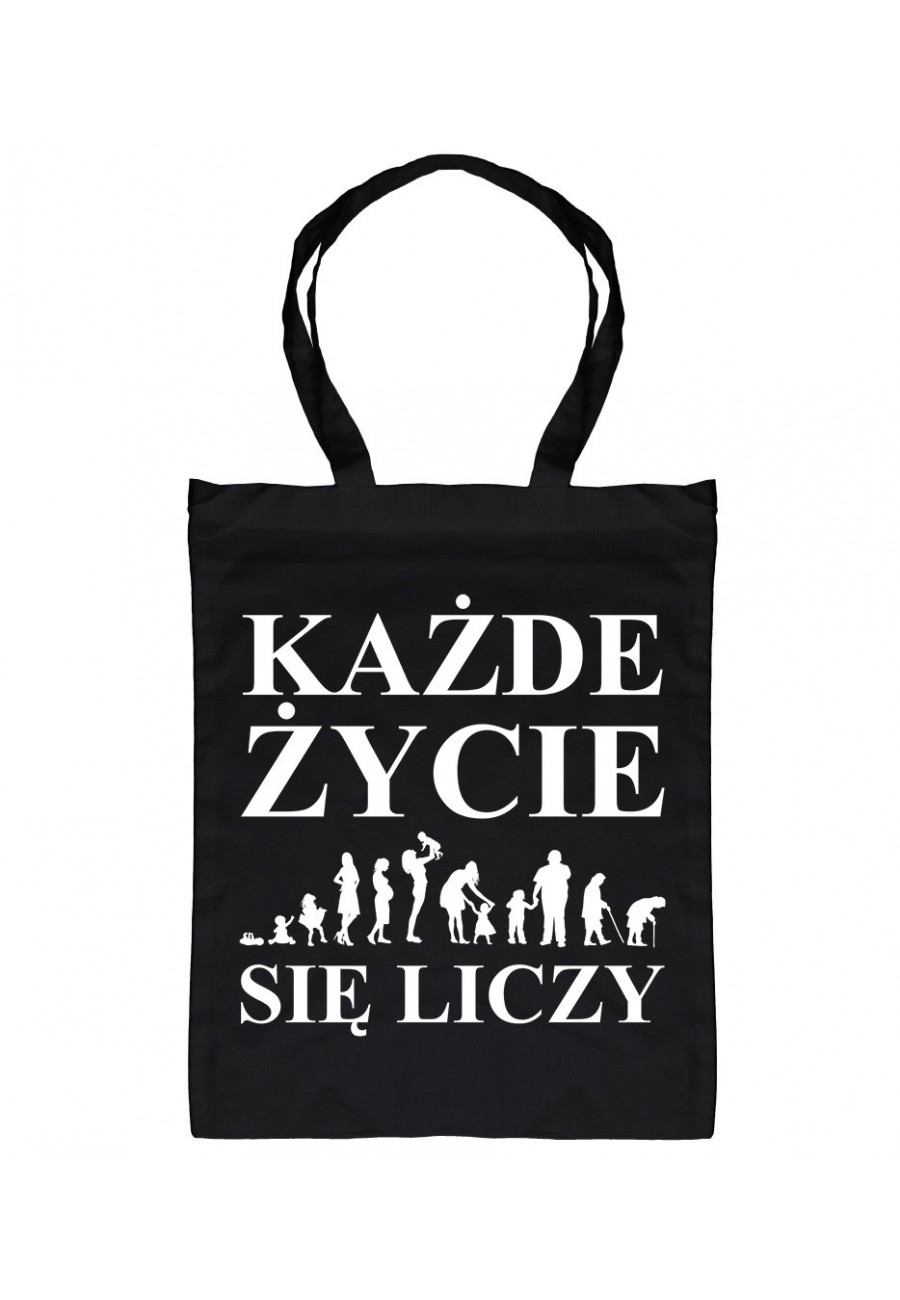 Torba bawełniana Każde życie się liczy