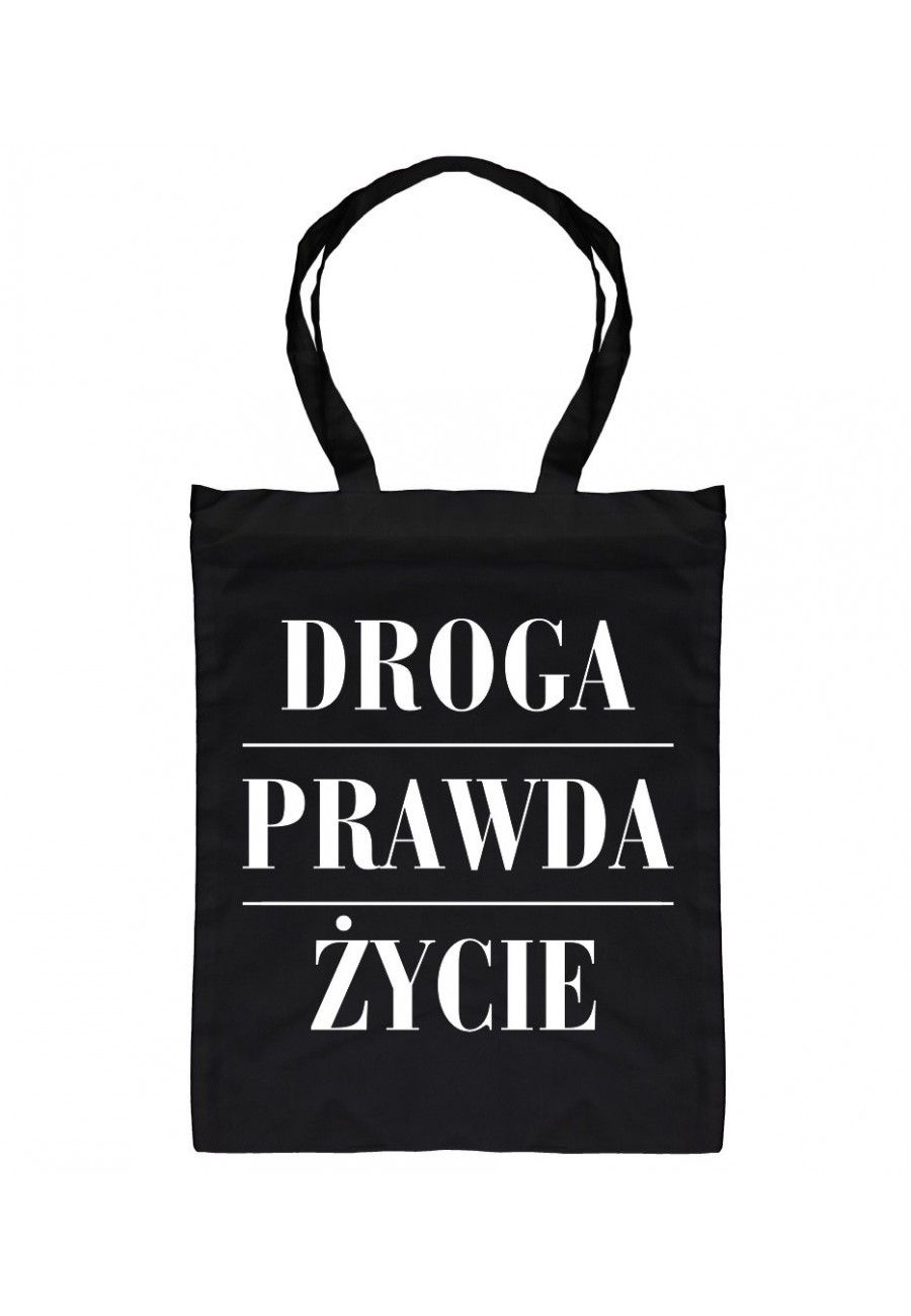 Torba bawełniana Droga, prawda, życie