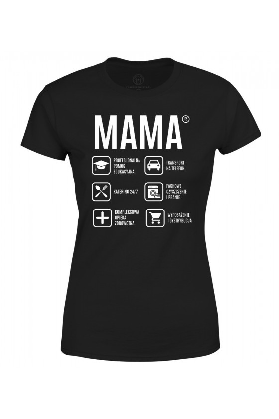 Koszulka damska Mama Usługi