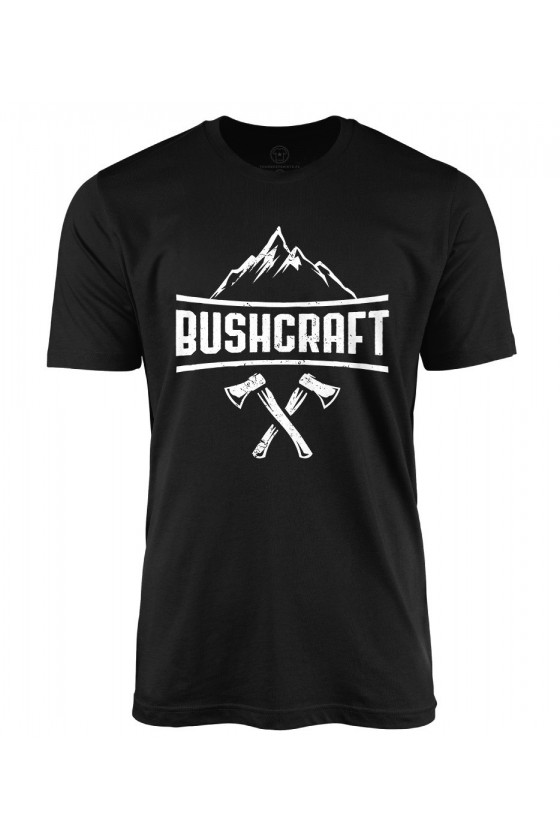 Koszulka męska Bushcraft napis