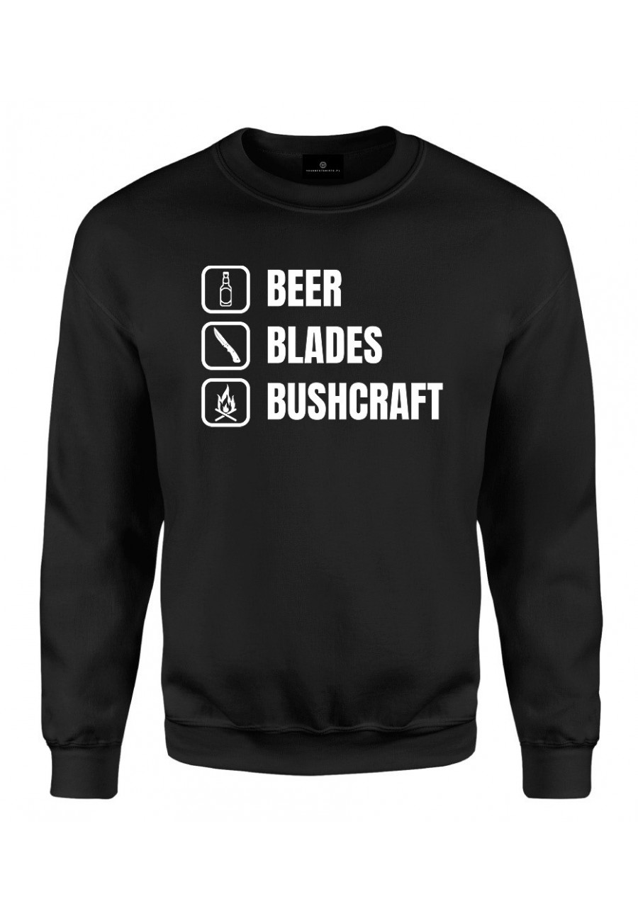 Bluza klasyczna Beer blades and bushcraft