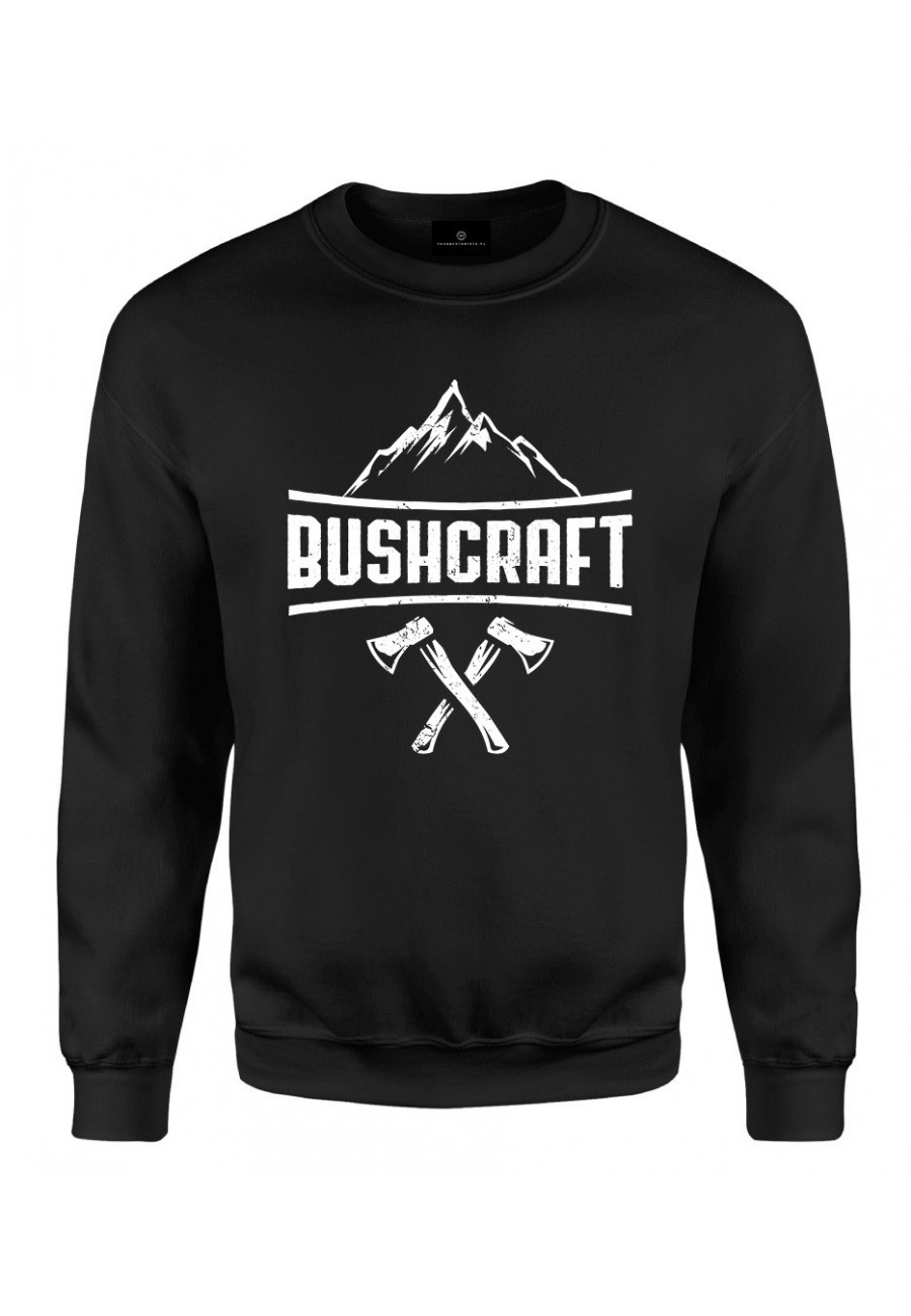 Bluza klasyczna Bushcraft napis