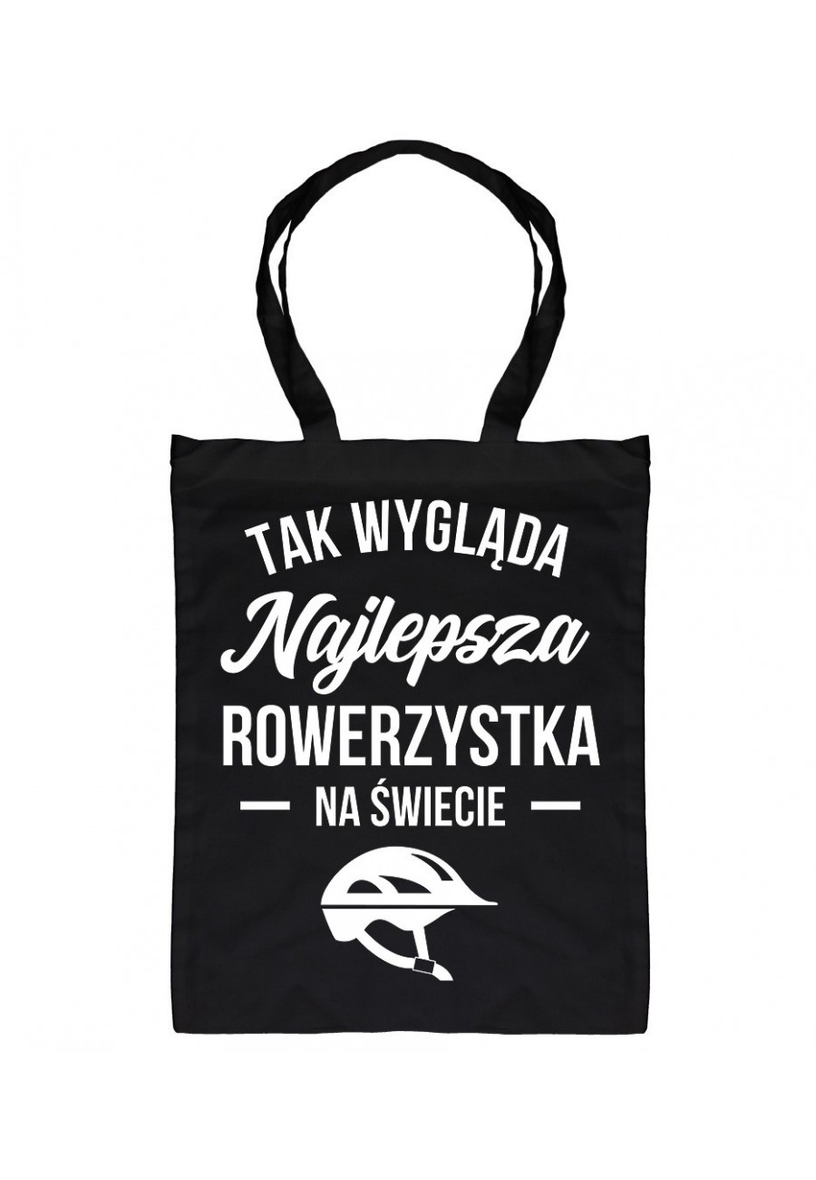 Torba bawełniana Tak wygląda najlepsza rowerzystka