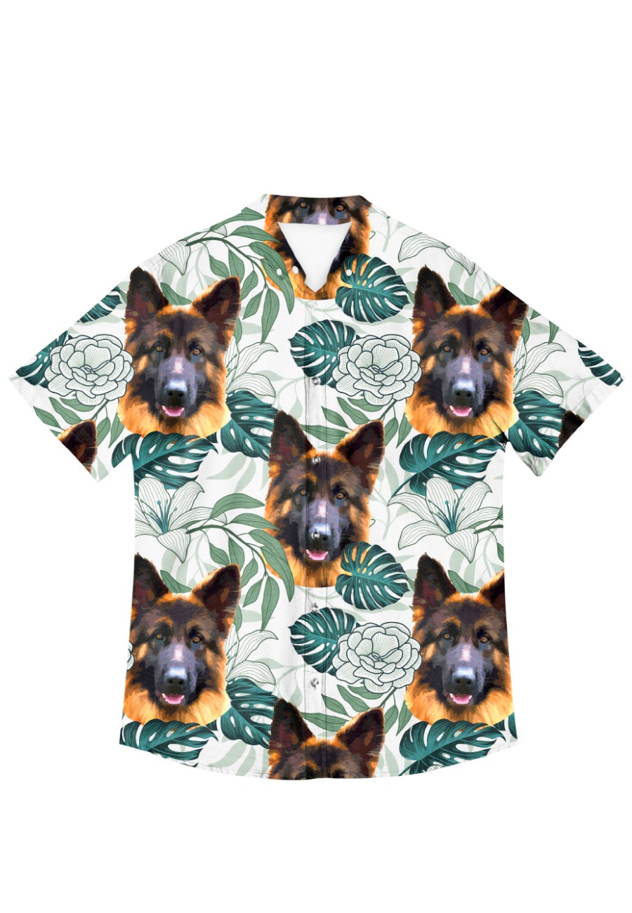 Koszula Hawajska Owczarek niemiecki