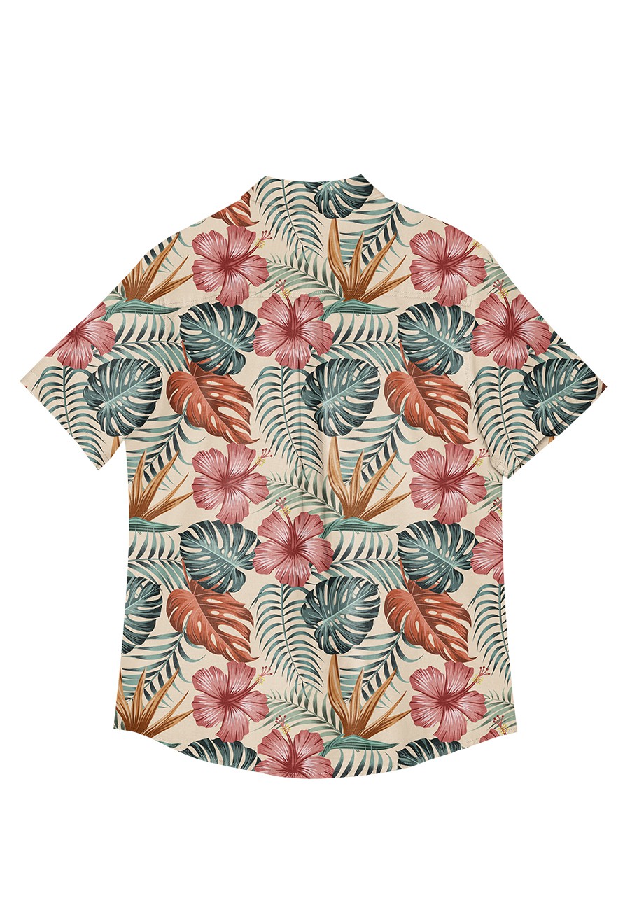 Koszula Hawajska Beżowa