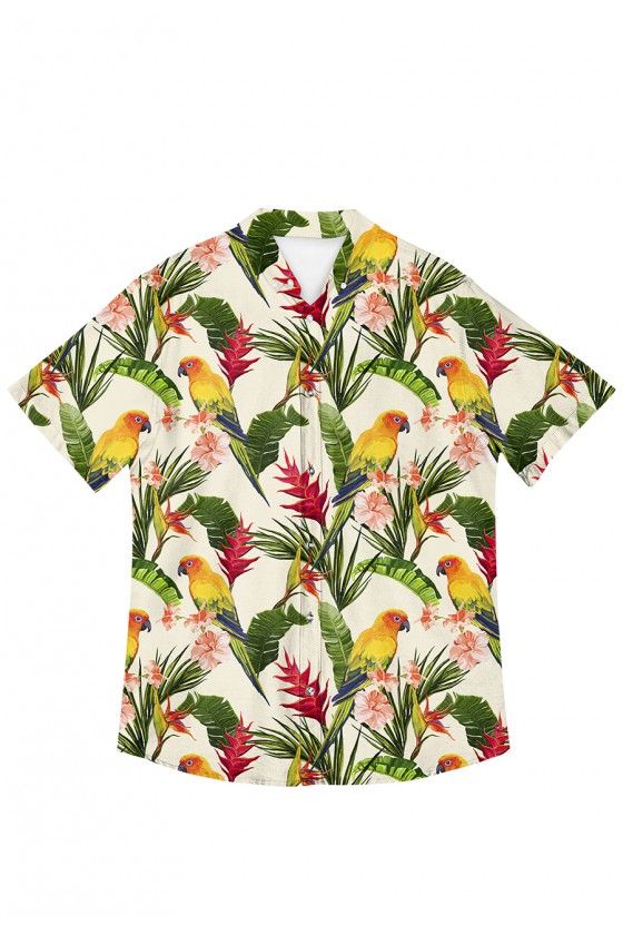 Koszula Hawajska Papugi