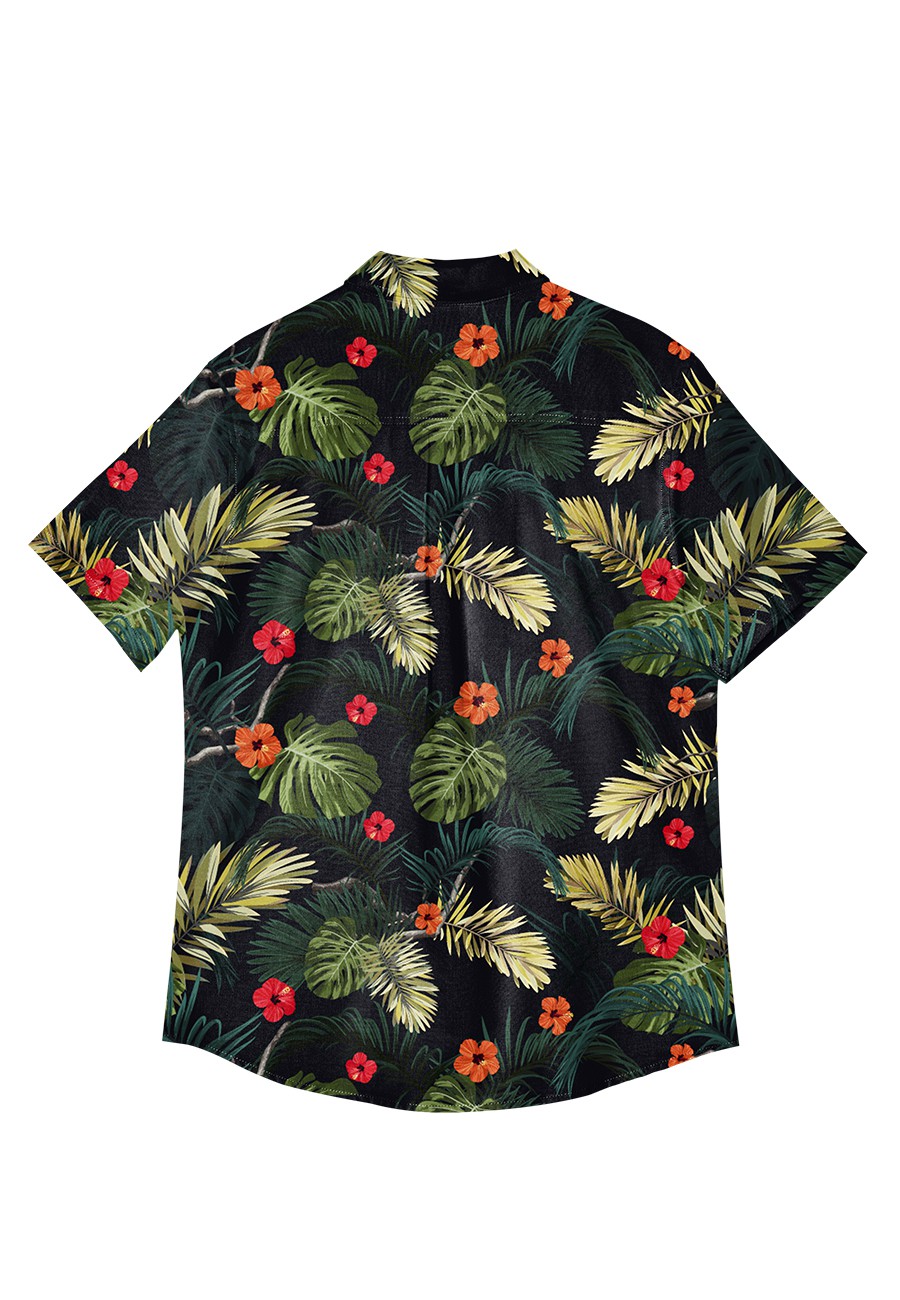 Koszula Hawajska Zielona