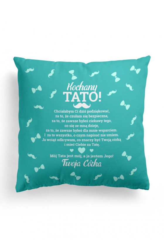 Poduszka Premium dla Taty - Kochany Tato! (morska)