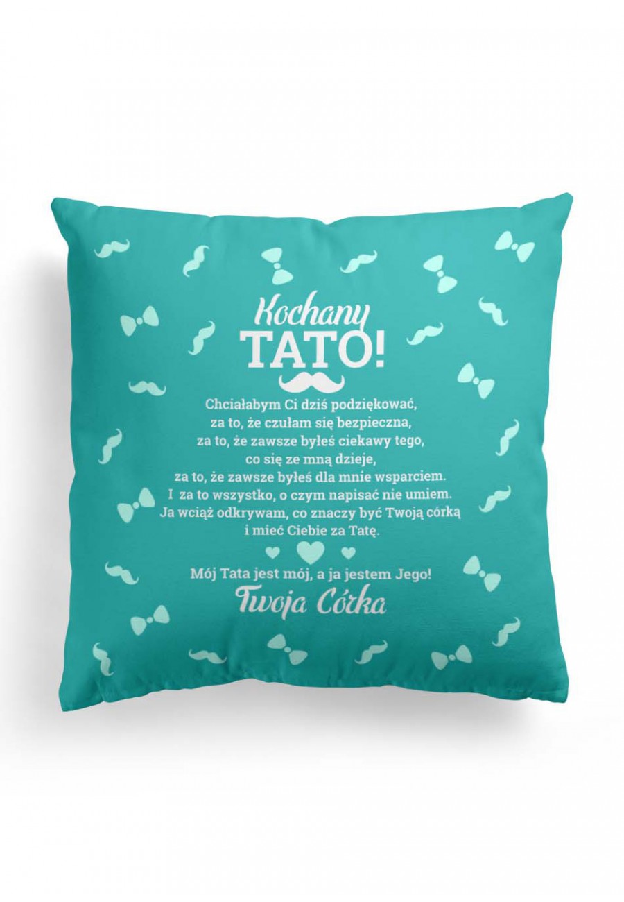 Poduszka Premium dla Taty - Kochany Tato! (morska)