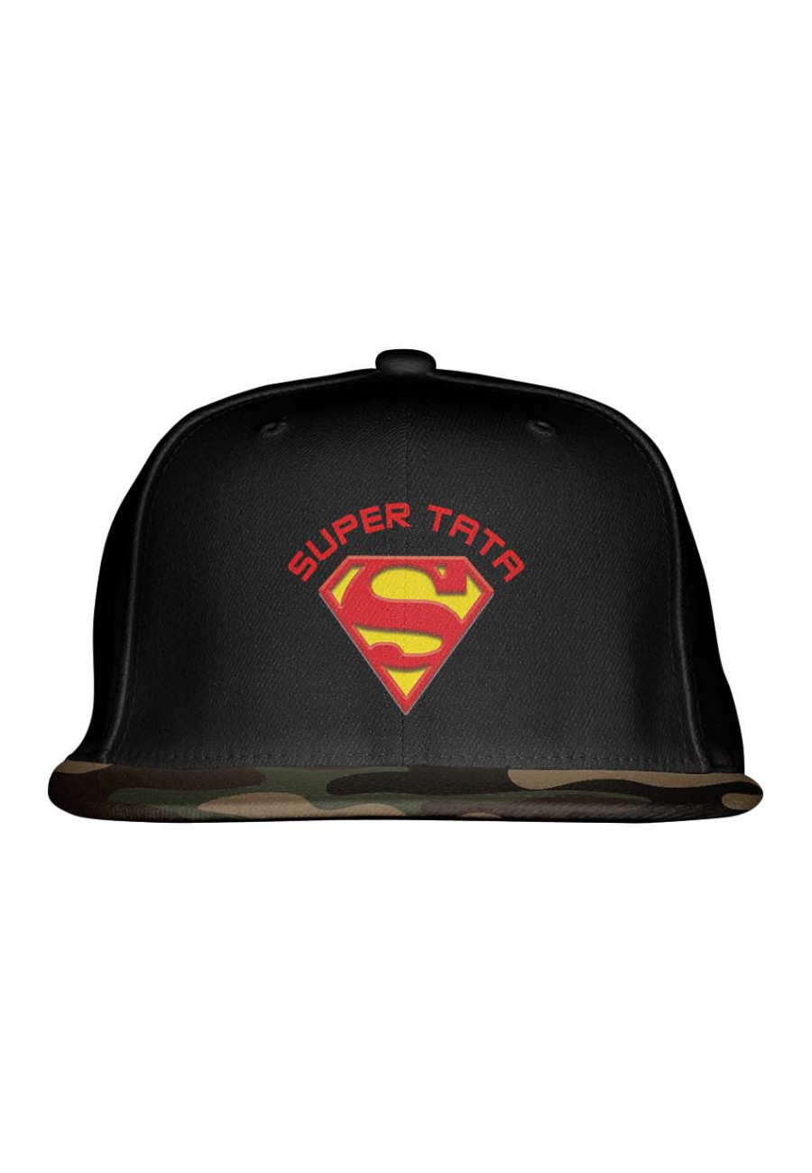 Czapka Camo Snapback Supermana - Super Tata