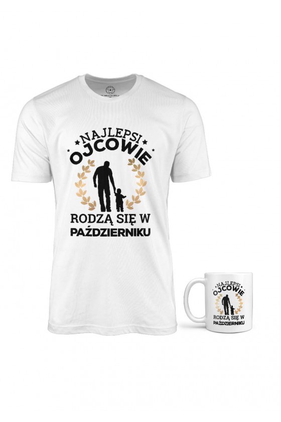 Koszulka + Kubek - Najlepsi Ojcowie Rodzą Się W Październiku