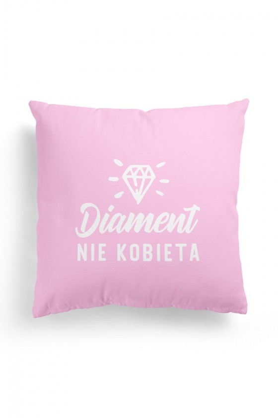 Poduszka Premium Diament nie Kobieta Różowa