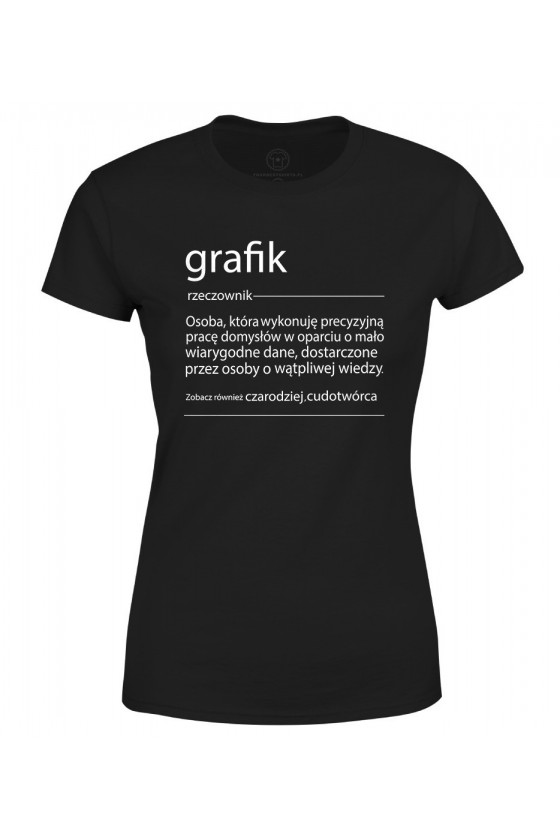 Koszulka damska Definicja grafika