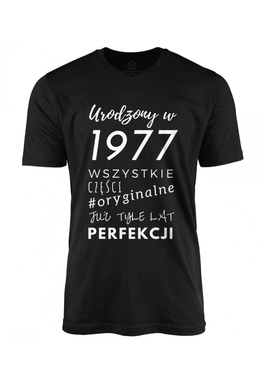 Koszulka męska Urodzony w 1977 2