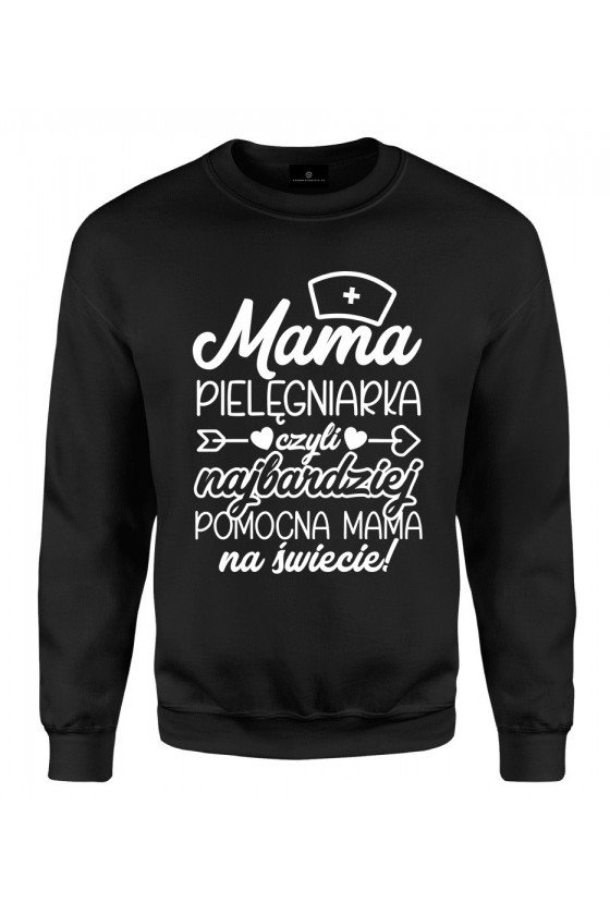 Bluza klasyczna Mama Pielęgniarka czyli najbardziej pomocna Mama na świecie