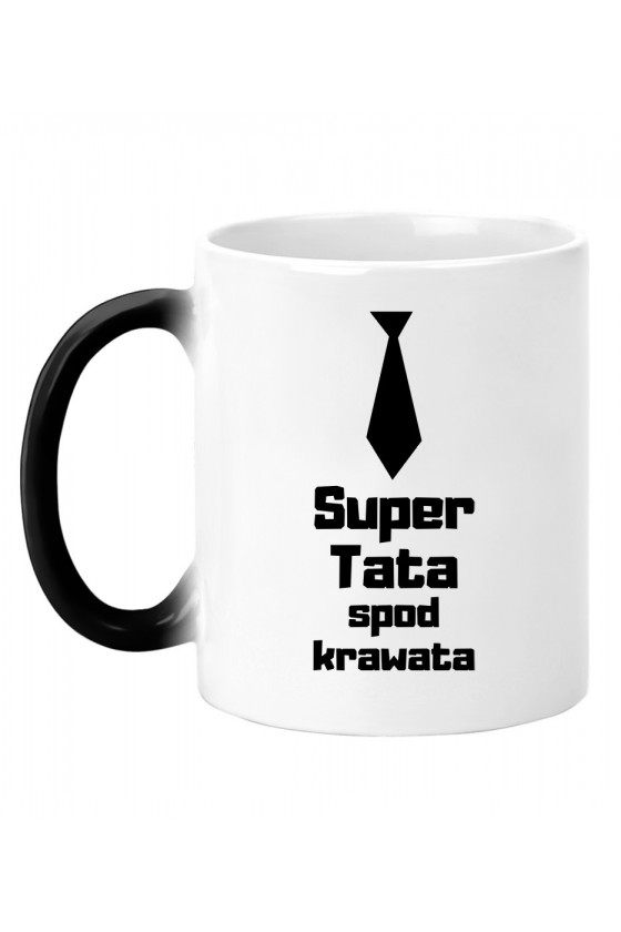 Kubek magiczny Z napisem Super Tata spod krawata