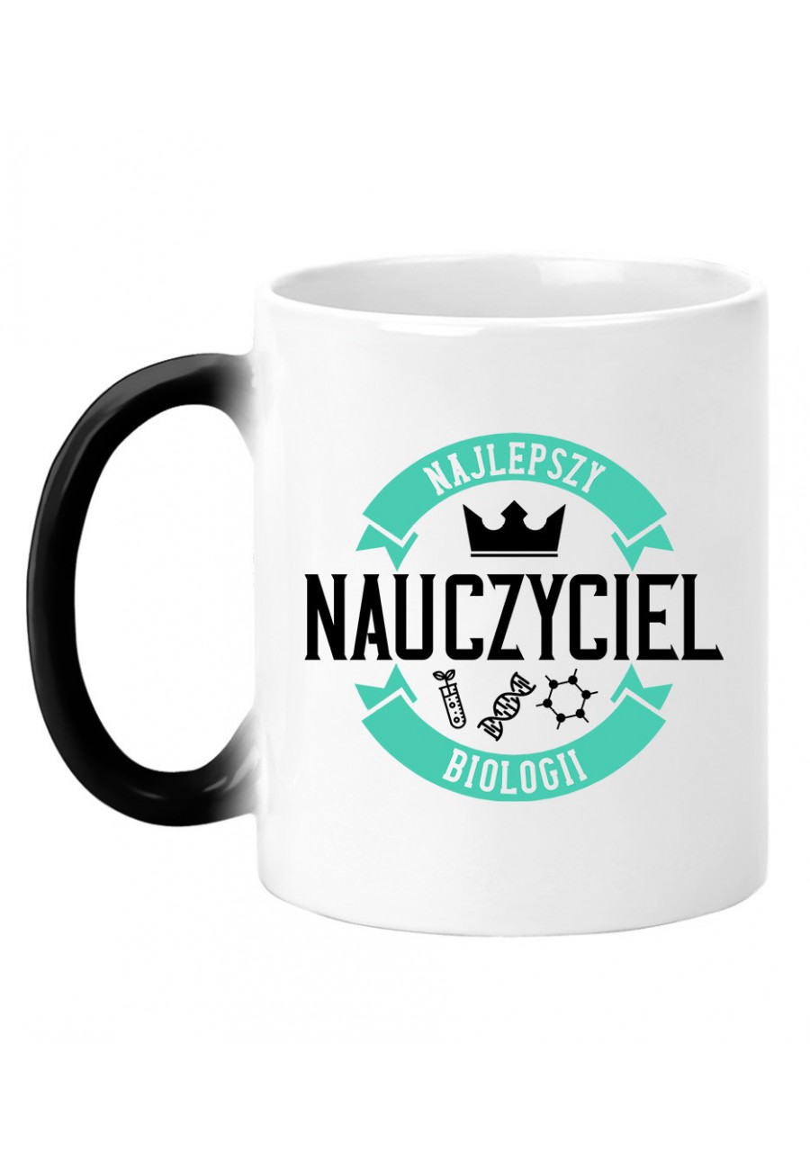 Kubek magiczny Z napisem Najlepszy Nauczyciel Biologii