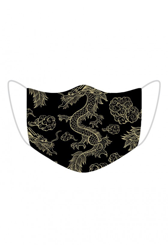 Maska Chinese Dragon Black