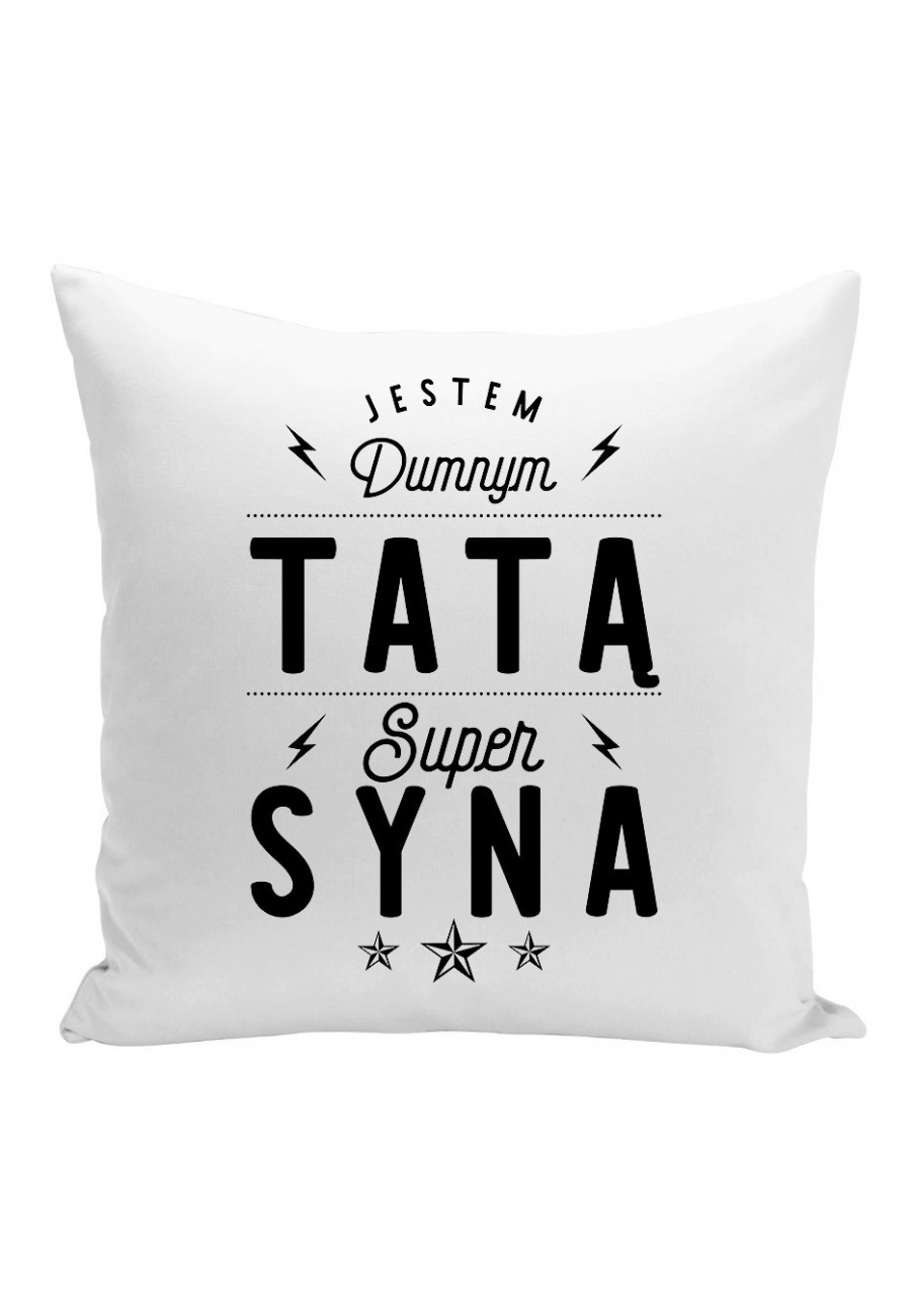 Poduszka Jestem dumnym tatą super syna