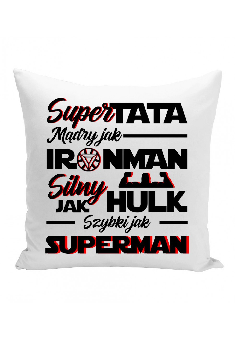 Poduszka Tata jest jak superbohater