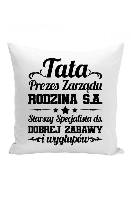 Poduszka Tata Prezes Zarządu Rodzina S.A.